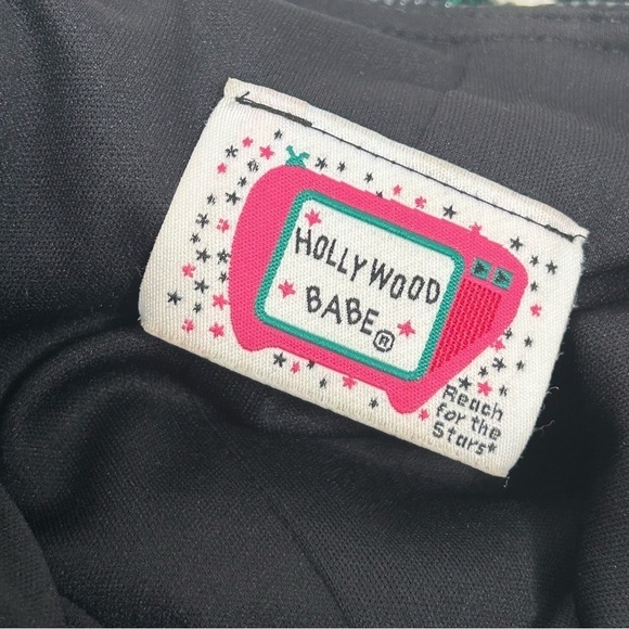 Hollywood Babe Irridescent Emerald Green Asymmetric Hem Mermaid Dress - Picture 10 of 16